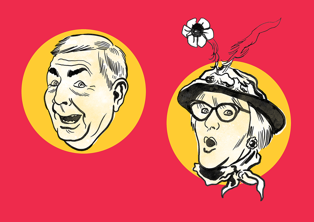 Legendary Black Country comedians Tommy Mundon and Dolly Allen